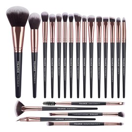 20 Piezas Brochas De Maquillaje Profesional Brochas Maquillaje Maange Set Brochas Brochas Kabuki Kit De Maquillaje Para Ojos, Cara, Labios, Nariz