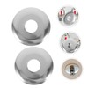 Gatuida Sprinkler Head Decorative Cover 10 Pcs Stainless Steel Wall