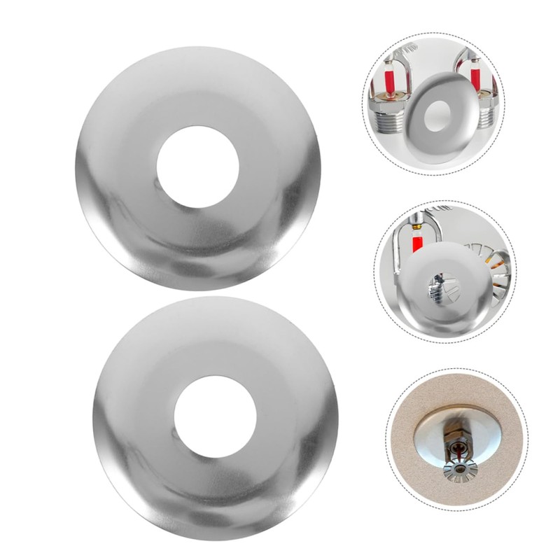 Gatuida Sprinkler Head Decorative Cover 10 Pcs Stainless Steel Wall