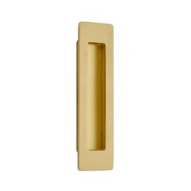 Emtek 220306US4 Emtek 220306 Modern Rectangular 6 Inch Tall Rectangular Flush Door Pull