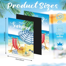 Mixweer 12 Pack 28 x 40" Seasonal Garden Flags for Outside Holiday Double Sided Large Lawn Yard Garden Outdoor Flags Banner Set Polyester for Valentine Festive Decorations