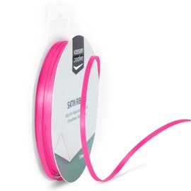 Vaessen Creative Satin Ribbon, 301002-1021, Pink, 3mm