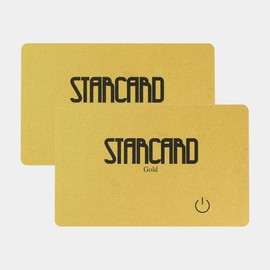 【Only For iPhone】 Bluetooth Card Wallet Tracker, gps, Key Finder,Tracker Tag,Apple Find My Compatible, for Tracking Keys, Wallets,Luggage,Water Proof - Color: Gold 2 Pack