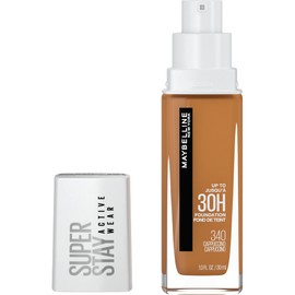 Maybelline New York Super Stay Full Coverage Liquid Foundation Makeup, 340 Cappuccino, 1 Fl Oz
