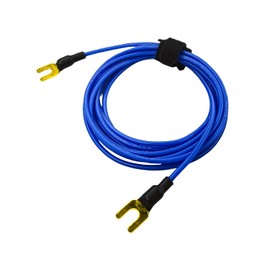 KUBOJSDLZ Turntable Ground Wire, 6 Foot 24k Gold-Plated Pure Copper Phono Cable - Stop Hum