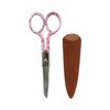 KAWAGUCHI 06-003 Kuruhi Handicraft Scissors, 5.1 inches (130 mm), Flora,