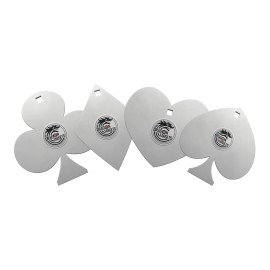 Dragon Targets Poker Set 3/8" AR500 Steel Shooting Targets