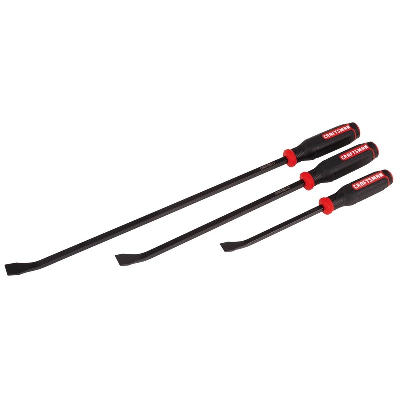 CRAFTSMAN Utility Pry Bar Set, 3 Piece, Includes 12”, 18”