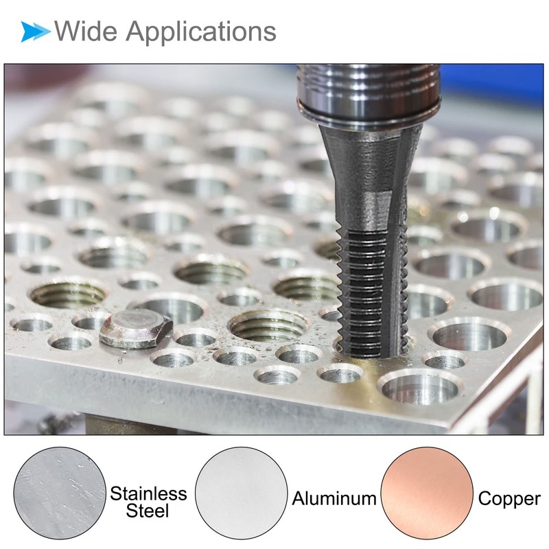 CoCud Thread Milling Taps, M5 x 0.8 Metric Thread 1/4"