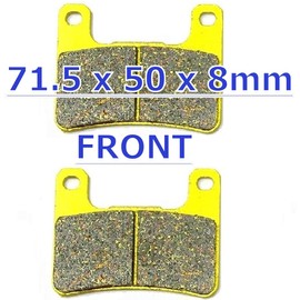 Master Chen Brake Pads for Kawasaki Ninja 1000 ZX10R ZX 1000 ABS 2008 2009 2010 2011 2012 2013 2014 2015 2016 2017 2018 2019 2020 / Z 1000 ABS ZR 1000 2010-2016 Front Rear Brakes FA379 FA192 MC0537