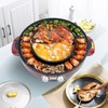 SNKOURIN Hot Pot with Grill,2000W 2 in 1 Electric Hot