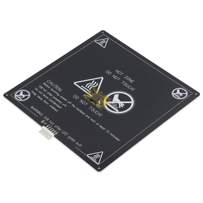 12V 1.2Ω 3D Printer Aluminum Plate with Hotbed Cable Heated