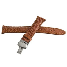 Locman Women's 17mm Brown Leather Watch Band Strap with Silver Buckle