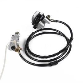 ZXMT Go Cart Kart Rear Disc Rotor Brake Master Cylinder Caliper Set For MinI Bike US