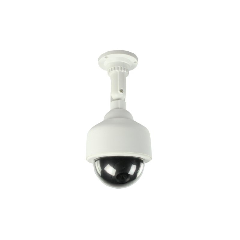 Ex-Pro White Speed Dome Dummy/Fake CCTV Security Camera/indoor housing camera.