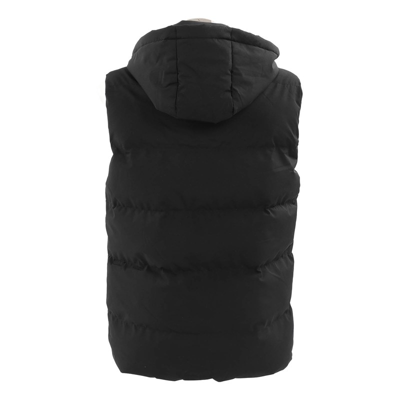 Heated Hooded Vest Fast Warmer Up Jacket 7 Areas Carbon