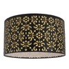 Metal Barrel Lampshade Hollow Exquisite Wrought Iron Lamp Shade with
