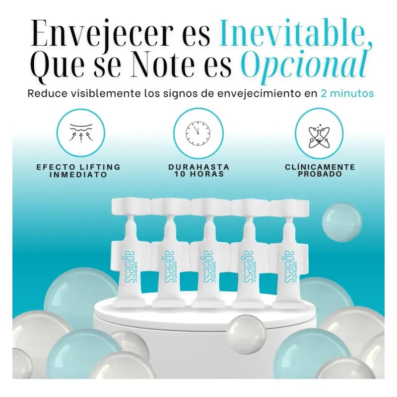 Instantly Ageless Jeunesse - Bolsa 5 Viales Remueve Arrugas