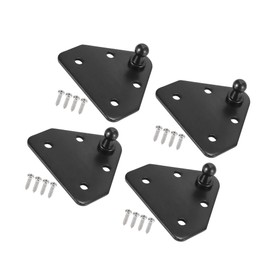 Motoforti 4 Set Car Ball Studs Mounting Bracket for Gas Strut Shock 64x58x21mm Long-Lasting