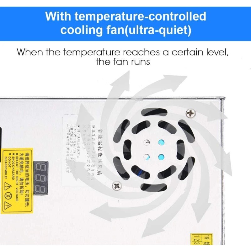 Titoe 48V 10A Adjustable Switching Power Supply With Overload Protection
