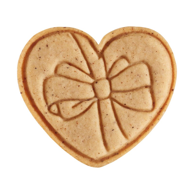 Tescoma 630856 Cookie Cutters with Stamp Set of 3 Hearts