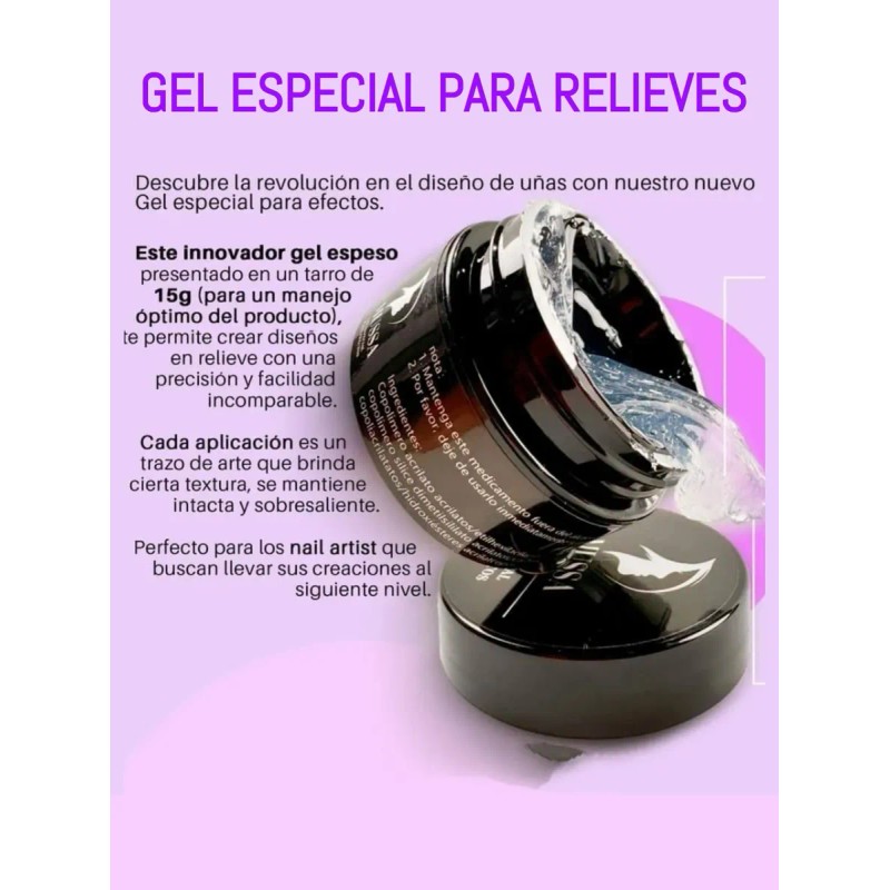 Gel Especial Para Efectos Mussa Gel Para Relieves Y Texturas
