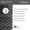nielsen Aluminium Angle Profile Silver Matt Anodised 2000 x 15