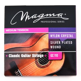 Magma Classical Guitar Strings Normal Tension Special Nylon - Silver Plated Copper (GC110) (3 Sets)
