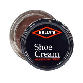 Kelly's Fashion Brown Shoe Polish 1.5 oz - Professional Leather Shoe Cream