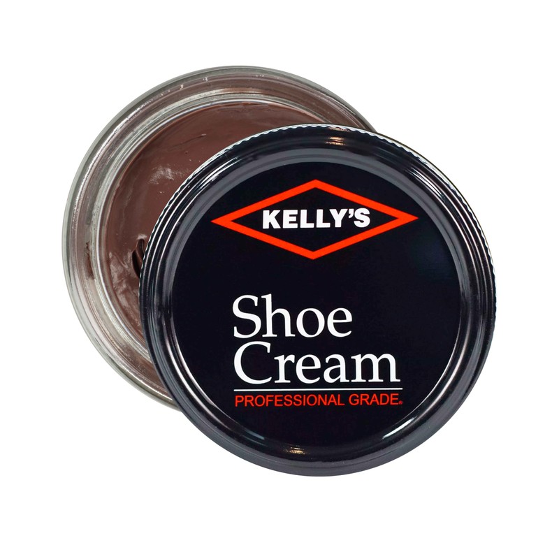 Kelly's Fashion Brown Shoe Polish 1.5 oz - Professional Leather