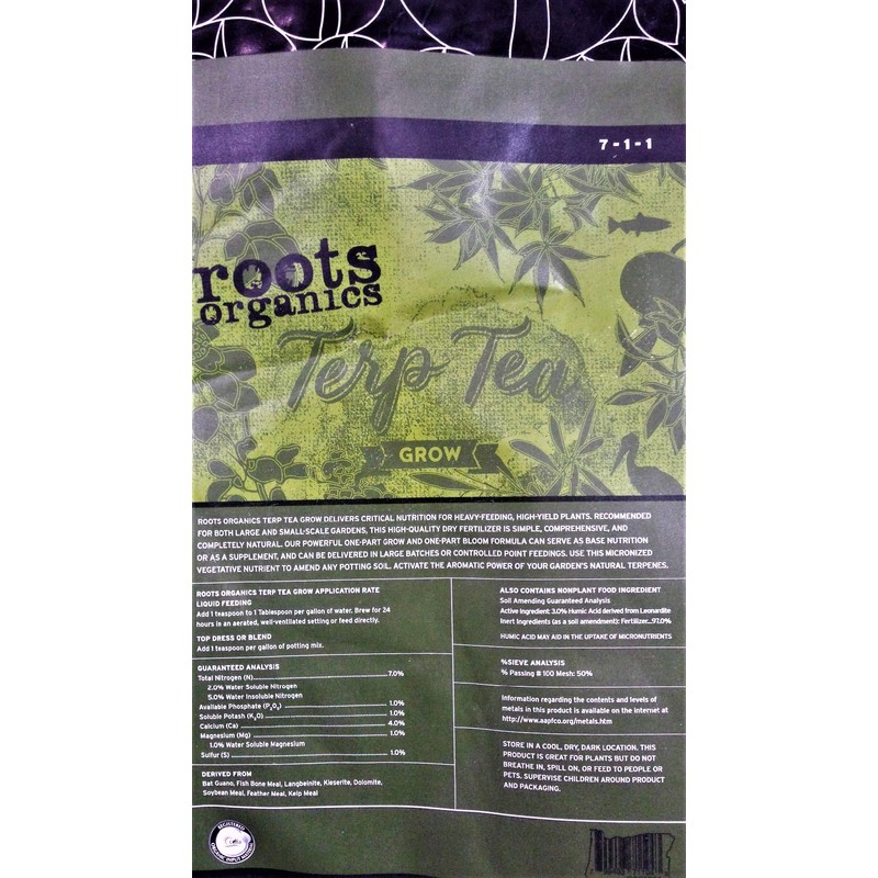 Roots Organics Terp Tea Combo Set (Grow + Bloom), 3