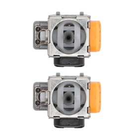 Sensor Analógico 3D, Joystick de Efecto Hall, Reemplazo de 2 Piezas para Controlador de Juego con Durabilidad a Largo Plazo, ABS y Material Metálico, Instalación Profesional