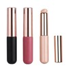 3 Pcs Silicone Round Head Lip Brushes Applicator with Cover