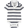 OshKosh B'Gosh baby-boys Bodysuit, Navy Stripe, 24 Months