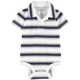 OshKosh B'Gosh baby-boys Bodysuit, Navy Stripe, 24 Months