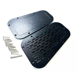 3d_motorworks LAND ROVER DEFENDER 90 110 LHD 1983-2016 WING TOP AIR INTAKE LH & RH GRILLE SET