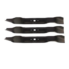 3-Pack. Replacement Mulching Blade 942-04126 – 21-3/16" x 2-3/4", 6-Point Star – Fits MTD 42" Riding Lawn Mowers