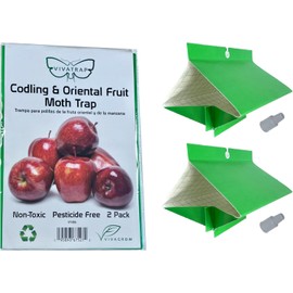 VivaTrap VT-106 Codling + Oriental Fruit Moth Trap & Lure (2 Pack, 8 Week)