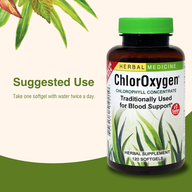 Herbs Etc. ChlorOxygen Chlorophyll Concentrate - Aids Healthy Blood Circulation