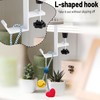 Desk Mount Bag Holder Hook Clamp, 2Pcs Clamp-On Under Desk