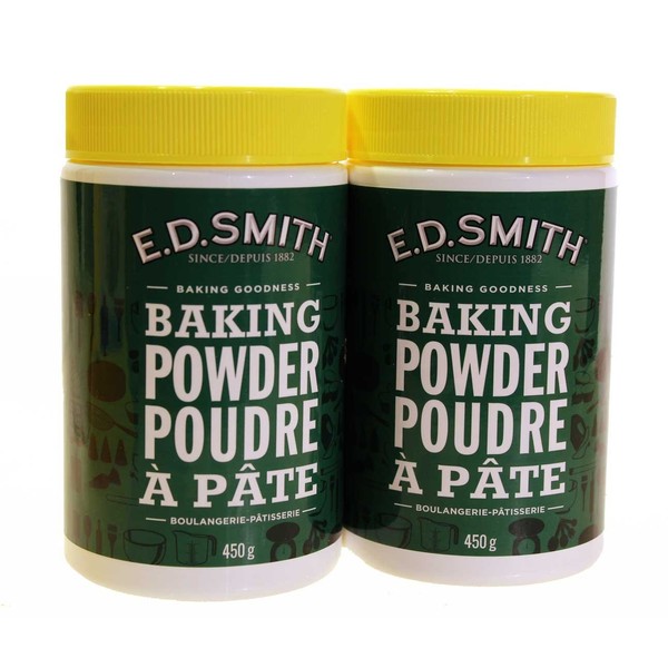 E.D. Smith Baking Powder 450g (2 pack) / Poudre à pâte 450g (paquette de 2)