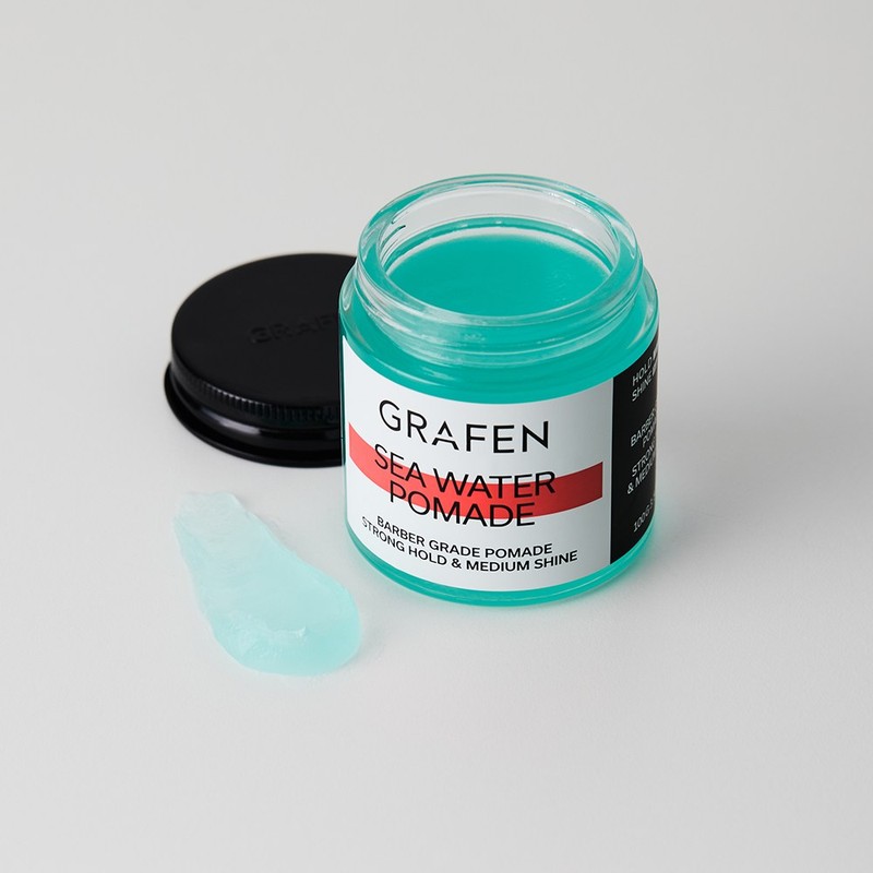 Graphene Jeju Sea Water Pomade Hair Wax 100g, 100g, 1