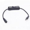 LUYING Intermediate Switch Male Splitter Cable for Security Camera LED