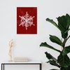 BIWSHA Christmas Snowflake Wall Art, Winter Decor, Snowflake Decorations Wall