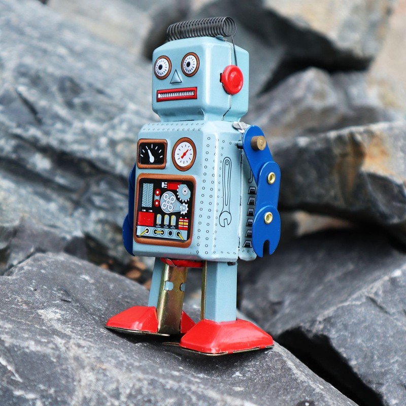 Superfreak Rob Robot Tin Robot Retro Tin Toy