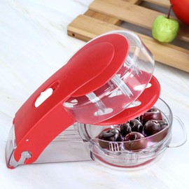 Cherry and Olive Pitter, Cherry Olive Pitter Remover Stoner Tool for 6 Cherries,Olives,Plums Cherry Pitter Machine Pit Remover Tool for Pear,Jujube