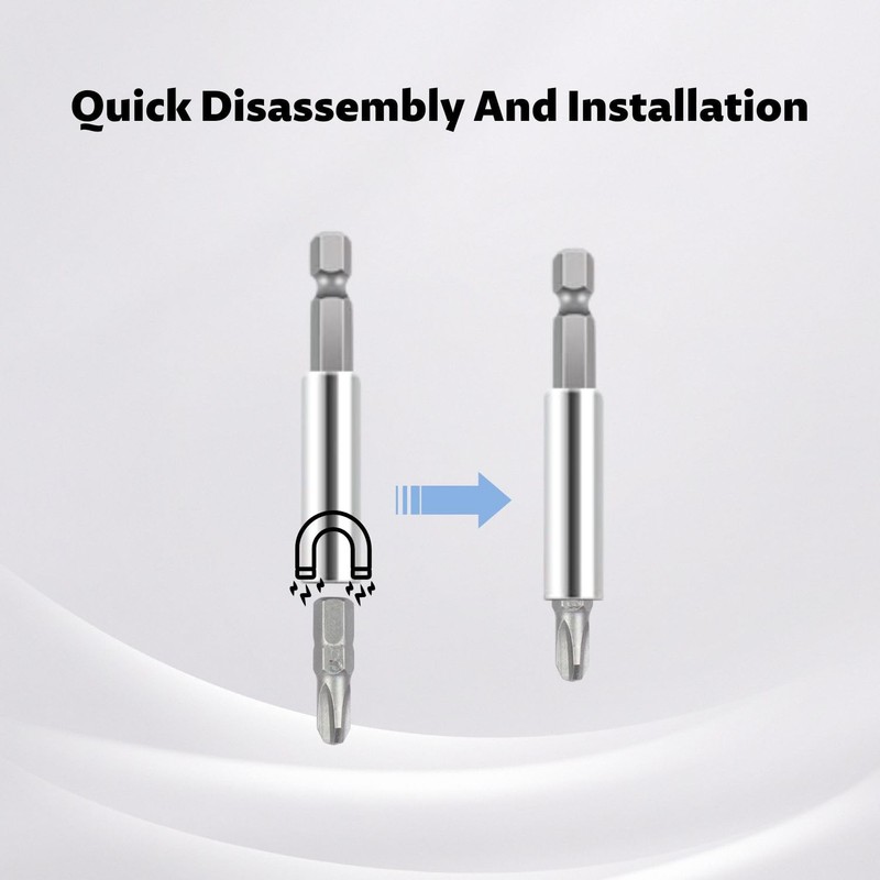 Set of 4 Bit Extension 60 mm 75 mm 100