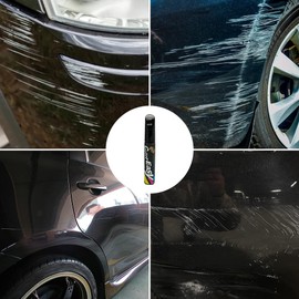 SEMINISMAR Car Scratch,Auto Lack Reparatur, Auto Lack Reparatur, Auto Reparatur Stift,Kratzer Lack Reparatur,Auto Karosserie Motorrad,Auto Fahrrad Kratzer Verhinderung,1pc,Schwarz