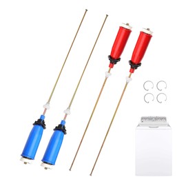 Washer Suspension Rod Spring Assembly Set 4Pcs, WH16X10158 WH16X10159 Compatible with GE and Hotpoint GTWN4250D0WS GCWP1800D1WW HSWP1400F2WW, Replace PS3654190 PS3654191 2754602 AP5632455