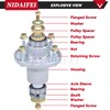 NIDAIFEI 3 Pack 607418 Spindle Assembly Replaces Hustler 601804 Spindle